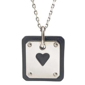 HERMES Black Necklace